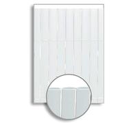 HERSIG - Malla Ocultacion Jardin | Cañizo PVC Blanco de Doble Cara para Exterior - 150 x 300 cm