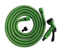 HERSIG - Manguera extensible de jardín verde claro - 15m.