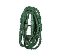 HERSIG - Manguera extensible de jardín verde osc. - 15m. + funda