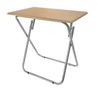 HERSIG - Mesa Plegable Cuadrada | Mesa Auxiliar Plegable Multiusos - 70 x 50 x 71,5 cm