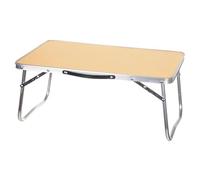 HERSIG - Mesas Auxiliares Plegables Aluminio - Mesa Plegable Madera 56x33x24 cm - Mesa Jardin Exterior - Mesas Plegables Portatiles Resistentes - Ideal para Camping, Picnic, Trabajo, Fácil de Guardar
