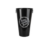 HERSIG - Paragüero Metal Sweet Home | Paragüeros de Estilo Moderno en Negro 28,3dx47cm