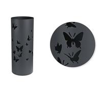 HERSIG - Paragüero Negro Mariposas | Paragüero Negro diseño Moderno Mariposas
