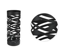 HERSIG - Paragüero Negro Ondas | Paragüero Negro diseño Moderno Ondas