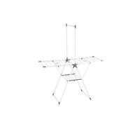 HERSIG - Tendedero de Hierro Color Blanco 16m | Tendedero Plegable Metal 16m
