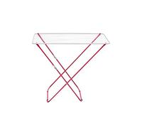 HERSIG - Tendedero Hierro bl/Rojo 10m | Tendedero Plegable bl/Rojo 10m