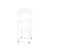 HERSIG - Tendedero Plegable 3 Alturas | Tendedero Plegable Hierro 3 Alturas con Ruedas