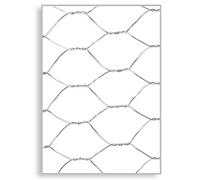 HERSIG - Valla Metalica de Exterior | Malla Metalica Galvanizada Hexagonal - 1,5 x 3 m