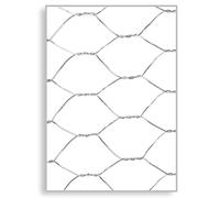HERSIG - Valla Metalica de Exterior | Malla Metalica Galvanizada Hexagonal - 1 x 3 m