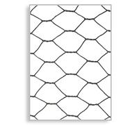 HERSIG - Valla Metalica de Exterior | Malla Metalica Plastificada Hexagonal - 1 x 3 m