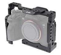 Hersmay A7IV Cage, jaula de aleación de aluminio para cámara Sony Alpha 7 IV Video Film Movie Making Kit con tornillo de cierre rápido de 1/4" 3/8" y zapata fría para el monitor de la cámara