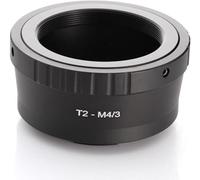 Hersmay Adaptador de lente de montaje T2 T a M4/3 MFT para Olympus/Panasonic Lumix Micro Four Thirds (MFT, M4/3), cuerpo de cámara sin espejo EP5 E-PL7 GH4 GH5 GF6