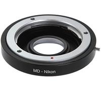 Hersmay Adaptador de lente para objetivo Minolta MD/MC a cámara NIK0N F AI Mount con cristal óptico para Nikon D750, D810, D7500, D7200, D7100, D7000, D5600, D5400, D5300, D5200, D3300, D3200
