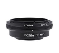 Hersmay Adaptador de montaje de lente FD-M4/3 para lente FD FL a cámara de montaje Micro 4/3 MFT para GX1, GF1, GF2, GF3, GF5, GH4, GH5, GH5s, GX85, GX7 para Olympus PEN E-P3, PEN-F, E-M5 II, E-M10 II