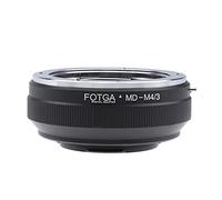 Hersmay Adaptador de Montaje de Lente MD-M4/3 para Lente Minolta MD MC a Micro Cuatro Tercios MFT M4/3 Adaptador de Montaje sin Espejo Cuerpo de cámara