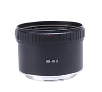 Hersmay Adaptador de montura de objetivo HB a GFX compatible con Hasselblad HB V CF Mount a Fuji G-Mount para Fujifilm GFX 50S, GFX 50R, GFX 100 y VG-GFX1 cuerpo de cámara sin espejo