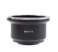 Hersmay Anillo adaptador de lente M645-FX para lente MAMIYA M645 a Fuji X Mount para Fujifilm X-E2 E2 M1 M10 A1 A2 A3 X-Pro3 X-E3 X-T4 T10 T20
