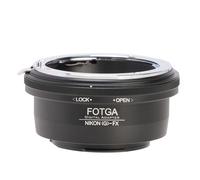 Hersmay Anillo Adaptador de Lente para Nikon G (F/AI/AIS/D/AFS) a Cuerpo de cámara Fuji con Montura FX Compatible con Fujifilm X-H2S, X-Pro3, X-T5, X-T4, XT2, XT20, XE3, X -S20, X-S10, X-T30II, X-E4