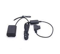 Hersmay Cable adaptador de corriente para conector D-Tap a batería ficticia NP-FZ100 para cámara Sony A6600 A7III A7RIII A7SIII A7RM4 A9 ILCE-9 II A1 A7C FX3