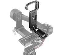 Hersmay Extendable Vertical Shoot Placa de liberación rápida L Soporte Placa L Ángulo para cámara Sony A7IV A7SIII Compatible con DJI Ronin RS2 RSC2 RS3 Pro Gimbal Arca