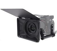 Hersmay Mini Matte Box de 15mm Rod con Clip de Lente Mattebox Anillo Adaptador de 67 mm/72 mm/77 mm/82 mm para DSLR Rig A7IV A7SIII A9 A6000 GH5 GH6 Z6 Z7 II R5 R5C M6 M50 Cámara
