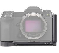 Hersmay Placa en L para GFX100S Soporte de disparo vertical ajustable Placa de liberación rápida en forma de L Soporte de mano para Fujifilm GFX100S GFX50R II Cuerpo de cámara Arca-Swiss Standard