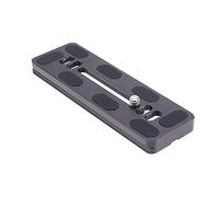 Hersmay PU120 QR Placa de liberación rápida con aluminio macizo compatible con AS Standard Benro Arca Swiss trípode cabeza de bola