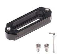 Hersmay Riel universal de liberación rápida NATO de 50 mm con pasador de seguridad tornillos de 1/4 pulgadas para abrazadera NATO mango superior jaula de cámara montaje EVF