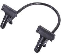Hersmay Tubo flexible de aleación de aluminio de 50 cm con 2 pinzas resistentes para estudio fotográfico, iluminación