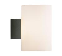 Herstal Aplique de pared Evoke L Antracita-vidrio opalino