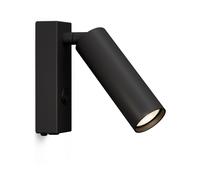 Herstal Aplique de pared Pipeline Negro mate