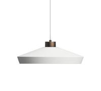 Herstal Lámpara colgante Edge large blanco mate-Bronce