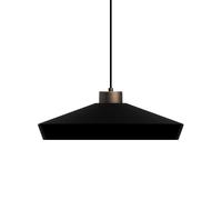 Herstal Lámpara colgante Edge large negro mate-Bronce