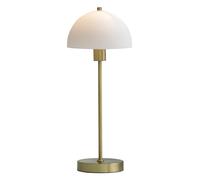 Herstal Lámpara de mesa Vienda latón-blanco