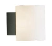 Herstal Lámpara de pared Evoke S Antracita-vidrio opalino