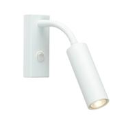 Herstal - Pipeline Flex Aplique de Pared Matt White