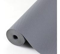 Hersvin 45cmx500cm Plastico Protector para Cocina Cajones, Alfombras Non Adhesivo para Nevera Mueble Fregadero Estante Organizador Cubiertos EVA Cubre Encimera(Gris Oscuro/Punto)