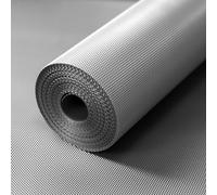 Hersvin 45cmx500cm Plastico Protector para Cocina Cajones, Alfombras Non Adhesivo para Nevera Mueble Fregadero Estante Organizador Cubiertos EVA Cubre Encimera(Gris Diamante)