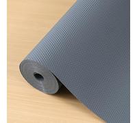 Hersvin 60cmx500cm Plastico Protector para Cocina Cajones, Espesado Alfombras Non Adhesivo para Nevera Mueble Fregadero Estante Organizador Cubiertos EVA Cubre Encimera (Gris Gran Diamante)