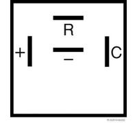 HERTH+BUSS ELPARTS Relé intermitentes electrónico 12.0 V 2/4 x 21 + 0-10 (Ref: 75605080)