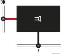 HERTH+BUSS ELPARTS Transmisor de señal (Ref: 56376168066)