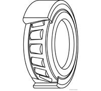 HERTH+BUSS JAKOPARTS Cojinete de rueda para NISSAN: King Cab (Ref: J4711021)