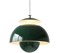 Hertl Lámpara colgante de estilo moderno nórdico,Accesorios de iluminación de techo de montaje empotrado,Pantalla de lámpara colgante de metal de personalidad creativa,Araña de decoración de hotel de