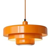 Hertl Lámpara colgante de metal Estilo nórdico, pantalla creativa, E27, montaje empotrado individual