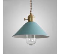 Hertl Lámpara colgante simple nórdica - Lámpara colgante moderna y creativa for cafetería | Lámpara de araña pequeña de macarrón colorido | Cabezal de lámpara de metal con base E27 | Accesorio de ilum