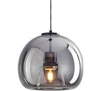 Hertl Lámpara de araña de un solo cabezal con base E27, pantalla de lámpara colgante de vidrio personalizada, accesorios de iluminación de techo de montaje empotrado, luz colgante for decoración de ba