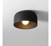 Hertl Lámpara de techo minimalista nórdica de hierro posmoderno E27, lámpara de techo con pantalla acrílica, montaje semiempotrado, lámpara de techo for sala de estar, dormitorio, comedor, cocina, pas