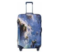 HERTqwop Fantasy Wonderland - Funda protectora antiarañazos, para equipaje de 18 a 32 pulgadas, Black, XL