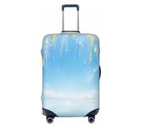 HERTqwop Ice and Snow World - Funda protectora antiarañazos, para equipaje de 18 a 32 pulgadas, Black, XL