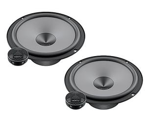 Hertz Altavoz 600 W 16,5 cm K165 Compo Incluye Kit de Montaje para Fiat Grande Punto 199 a partir de 09/2005